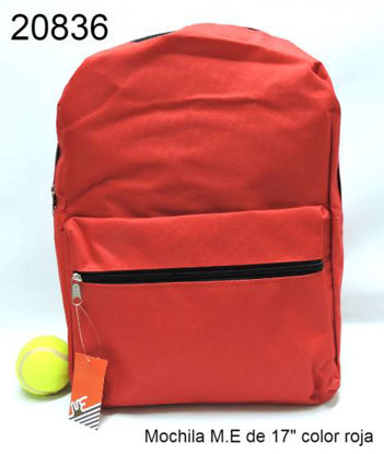 Imagen de MOCHILA M.E. LISA 17" ROJO 1.25